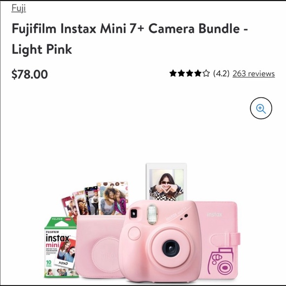 Fuji Mini InstaMax Pink 7+ - Picture 3 of 5